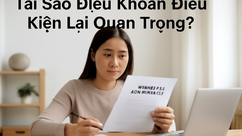Tại Sao Điều Khoản Điều Kiện Lại Quan Trọng? Minh họa: Tại Sao Điều Khoản Điều Kiện Lại Quan Trọng?