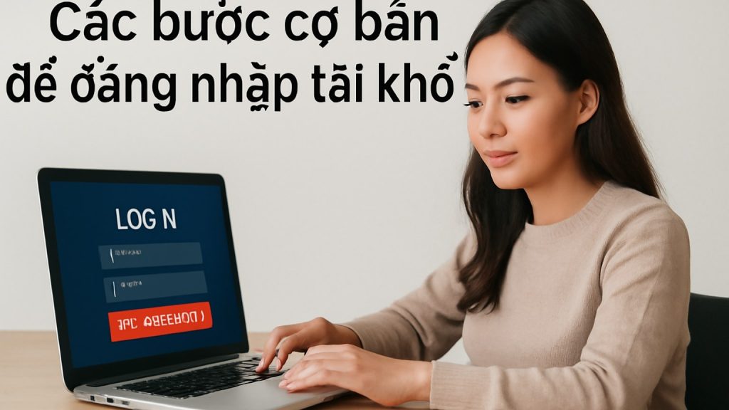 Các bước cơ bản để đăng nhập tài khoản Minh họa: Các bước cơ bản để đăng nhập tài khoản