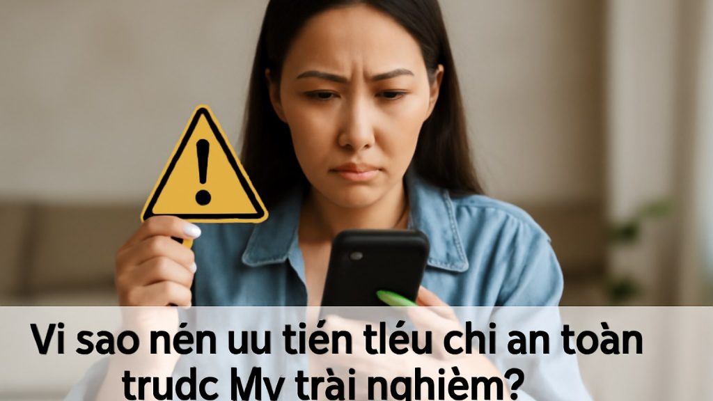 Vì sao nên ưu tiên tiêu chí an toàn trước khi trải nghiệm? Minh họa: Vì sao nên ưu tiên tiêu chí an toàn trước khi trải nghiệm?