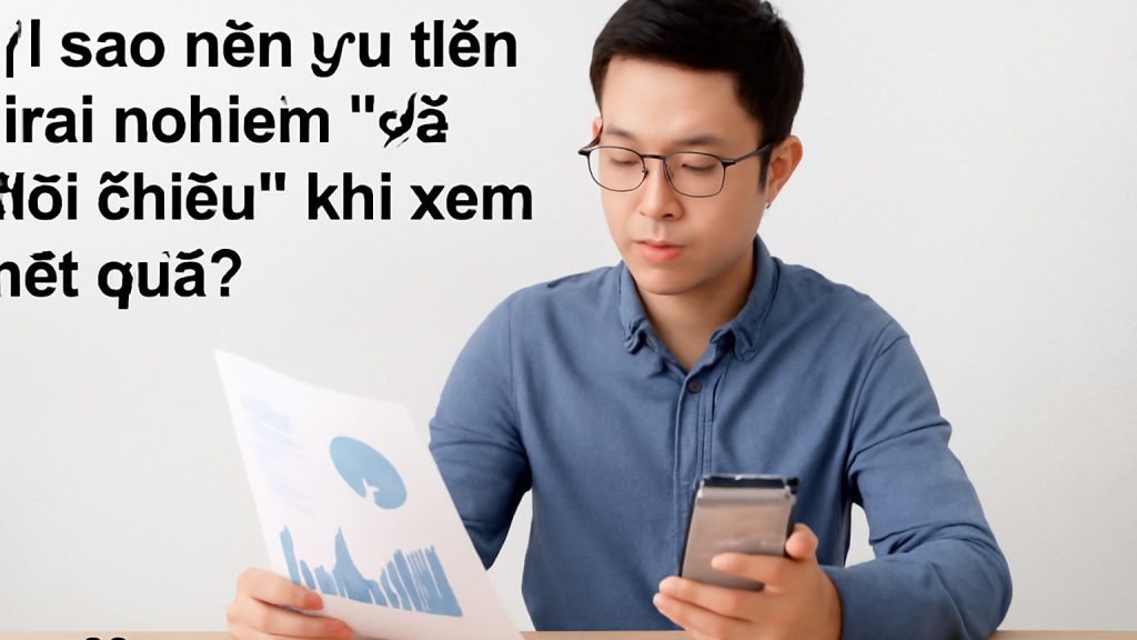 Vì sao nên ưu tiên trải nghiệm “dễ đối chiếu” khi xem kết quả? Minh họa: Vì sao nên ưu tiên trải nghiệm “dễ đối chiếu” khi xem kết quả?