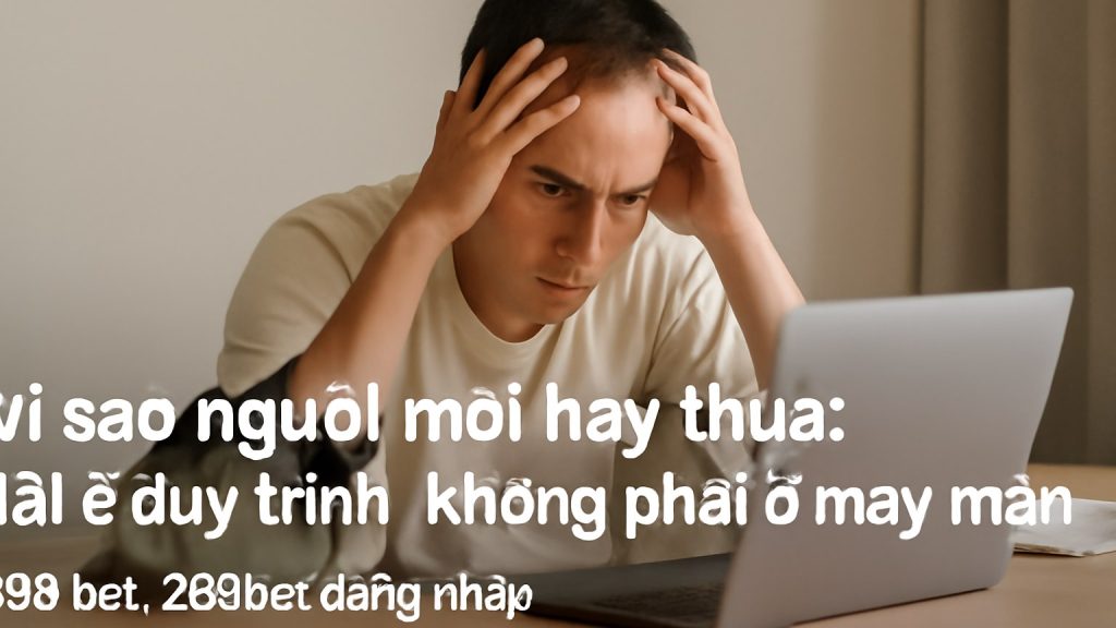 Minh họa: Vì sao người mới hay thua: sai ở quy trình, không phải ở may mắn