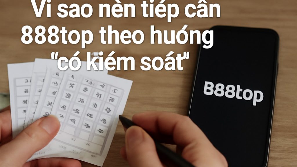 Vì sao nên tiếp cận 888top theo hướng “có kiểm soát” Minh họa: Vì sao nên tiếp cận 888top theo hướng “có kiểm soát”